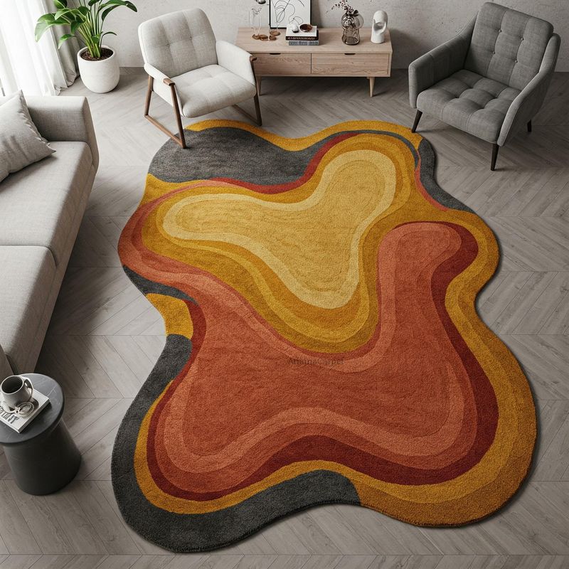 15 Home Decor Items Gaining Popularity In California Homes For 2025 Plus 5 Trends Already Hot - Decor Hint Bold Abstract Rugs