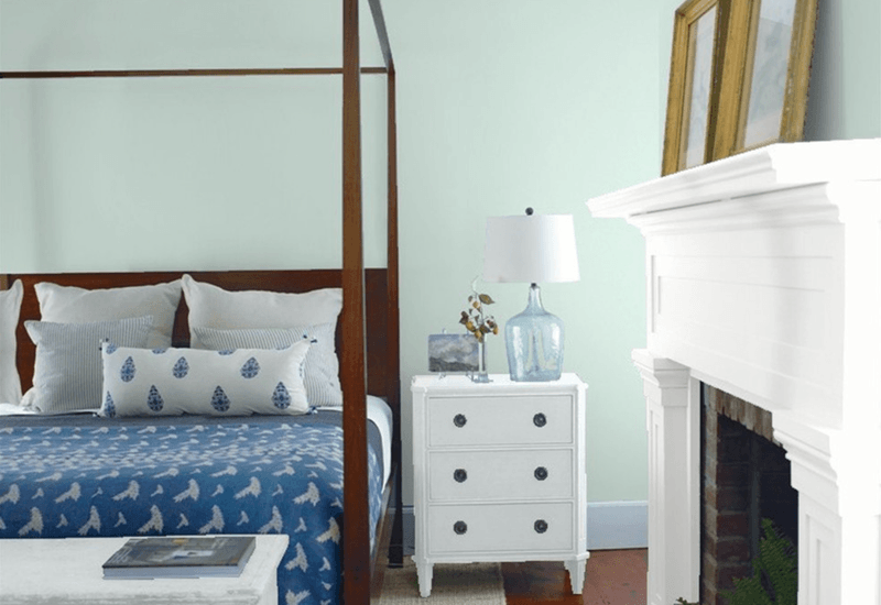8 Serene Benjamin Moore Paint Colors That Create A Timeless, Soothing Home - Decor Hint Palladian Blue (HC-144)