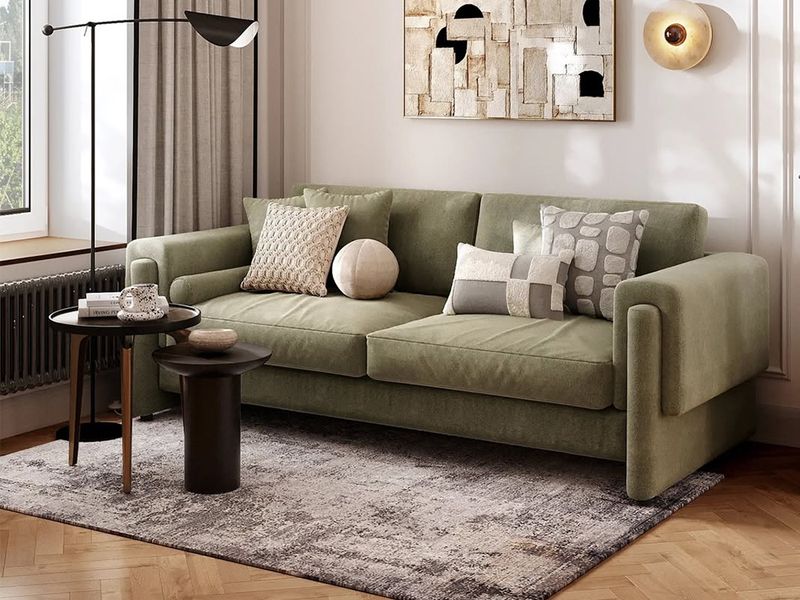 7 Old-Fashioned Couch Colors Still Hiding In Kentucky Homes, And 8 Better Picks For 2025 - Decor Hint Sage Green (Early 2000s Version)
