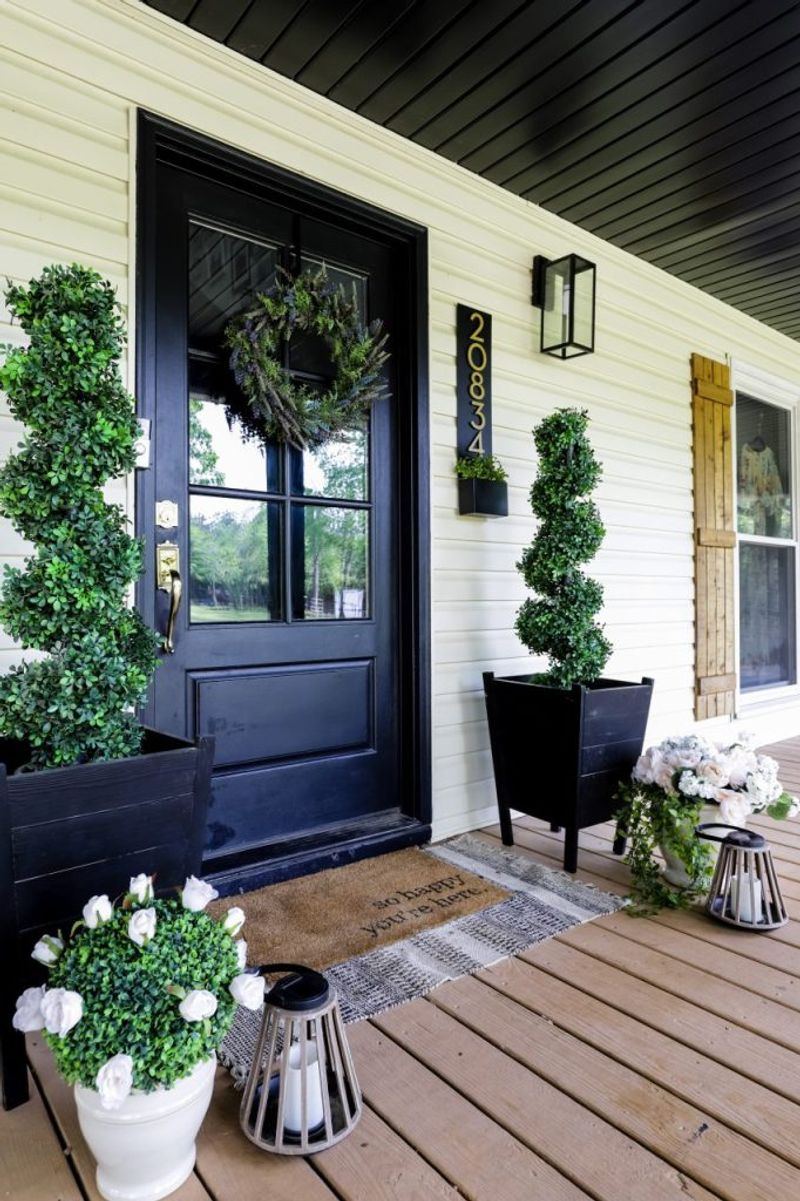 9 Items That Designers Say Should Never Be On Your Porch (And 8 That Should Be) - Decor Hint Fake Plants in Poor Condition