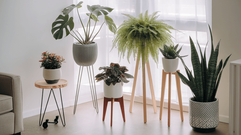 Easy Ways To Refresh Your Home With Plants, Cushions, And Composting - Decor Hint Use Plant Stands For Visual Height
