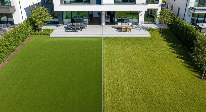 Synthetic Turf Front Lawns