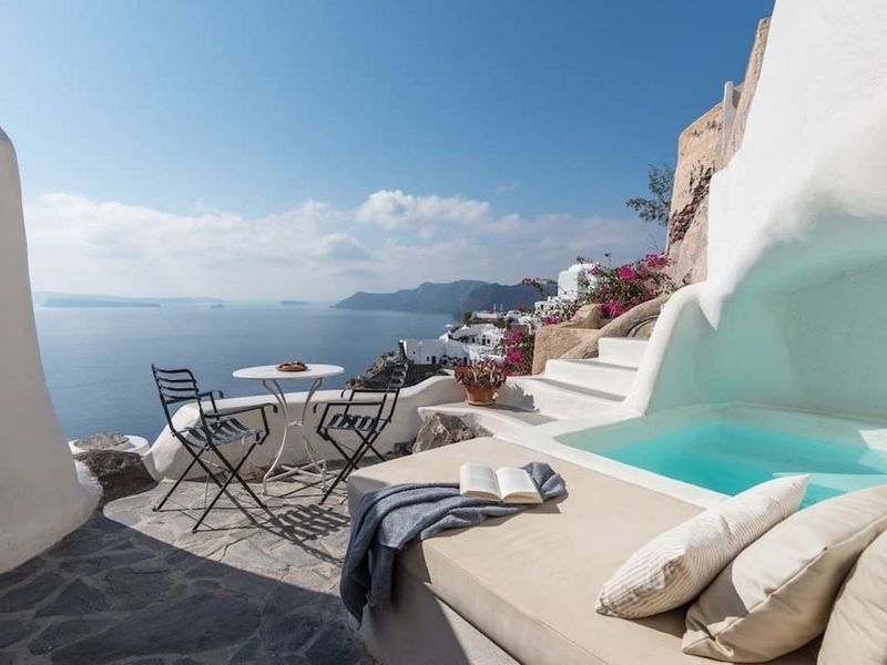 Cliffside Mediterranean Escape in Santorini