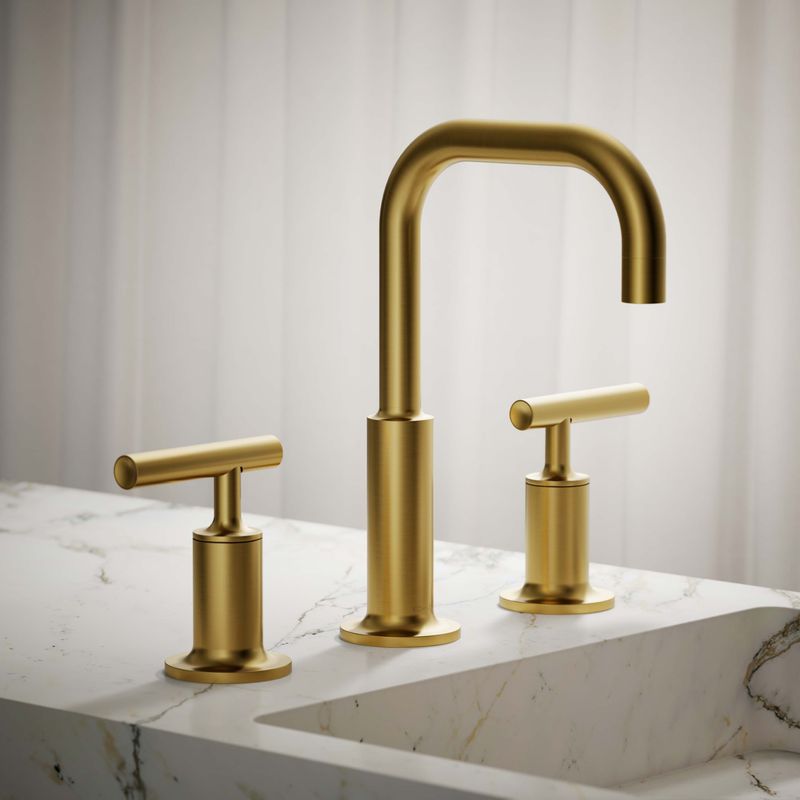 32 Housing Trends Experts Believe Could Hurt Home Values In 2025 - Decor Hint Bright Brass Bathroom Fixtures