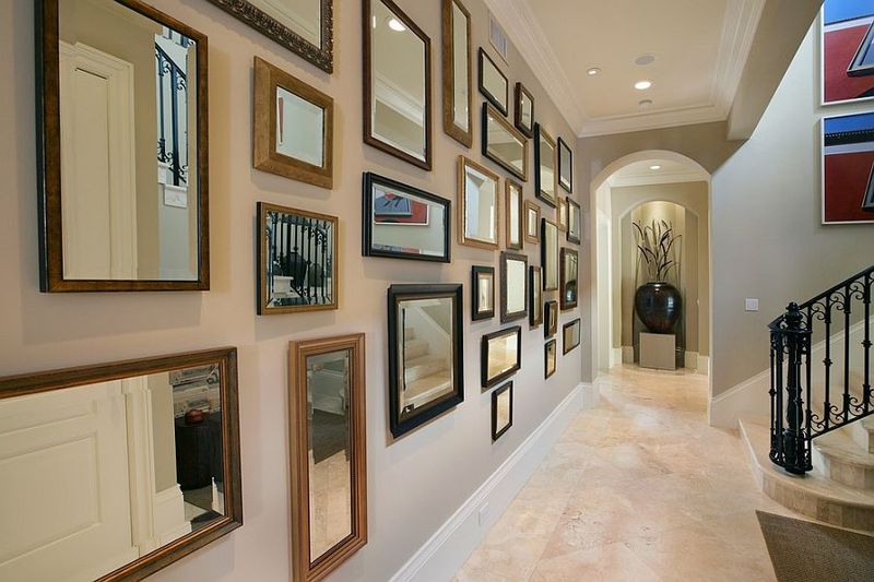 Mirror Style: A Fresh Take On Using Them In Home Design - Decor Hint Gallery Wall Mirrors