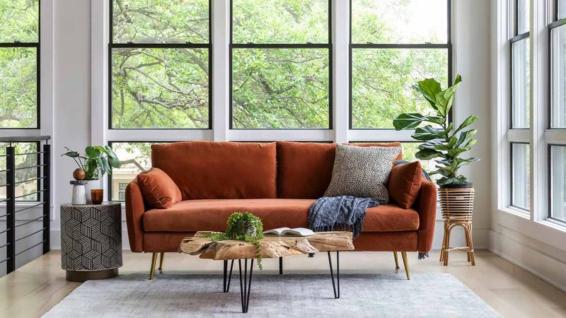 10 Outdated Furniture Colors We're Saying Goodbye To In 2025, According To Designers (And 10 That Are Trending Instead) - Decor Hint Rust Orange Rises From The Ashes