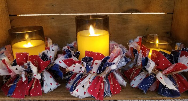 8 Fourth Of July Decorations Ideas That Are Easy, Adorable And Affordable - Decor Hint Patriotic Candle Holders