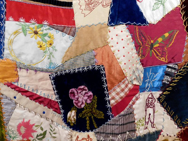 22 Bedroom Items From The Past That Are Surprisingly Valuable To Collectors - Decor Hint Handmade Crazy Quilts
