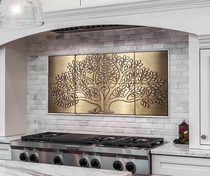 11 Outdated Backsplash Styles + 8 Ugly Choices - Decor Hint Decorative Mural Centerpieces