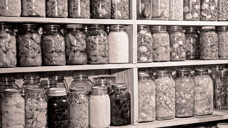 22 Photos That Show What American Homes Truly Looked Like 100 Years Ago - Decor Hint Pantry Preservation Centers
