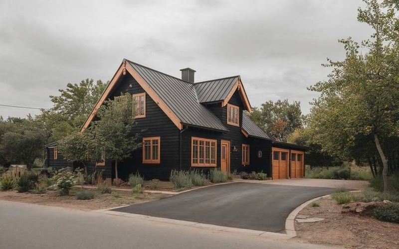 8 Exterior Paint Color Trends Boosting Curb Appeal In 2025, Plus The Exact Shades To Try - Decor Hint Matte Black Modernism