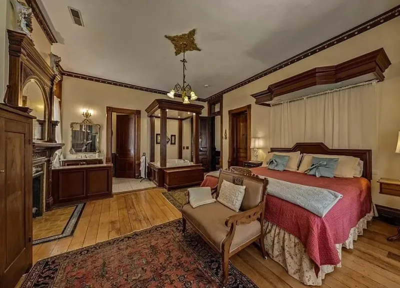 Take A Peek Inside This Stunning 1885 Brick Estate In Saint Joseph - Decor Hint Master Suite Occupies Entire East Wing