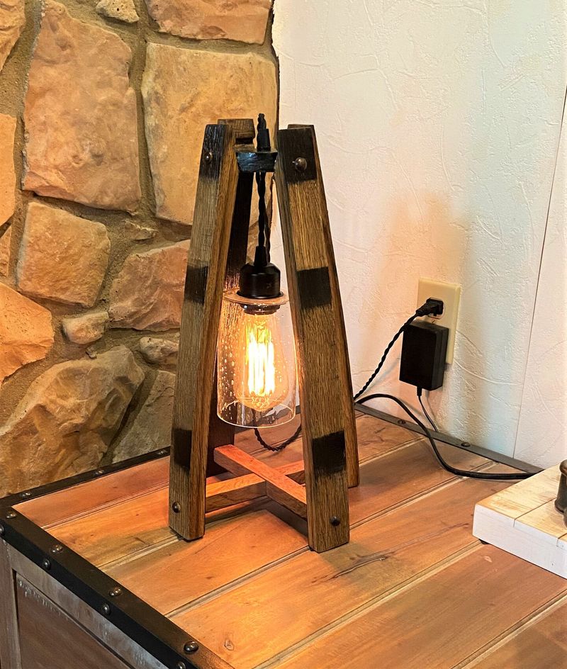 Kentucky Bourbon Barrel Lamps