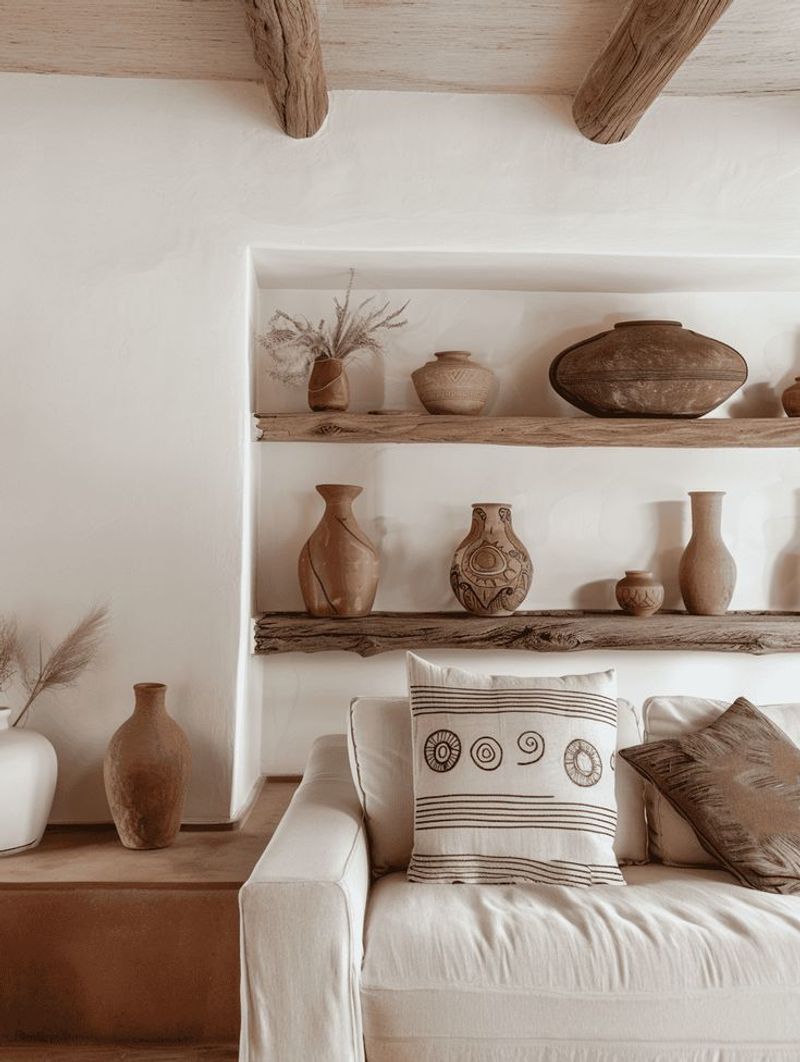 13 Desert-Inspired Decor Elements Found In Arizona Living Rooms - Decor Hint Terracotta Pottery Accents