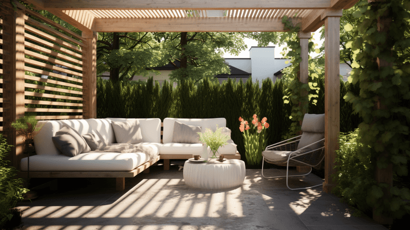 11 Secrets Behind Serene Yards In Iowa - Decor Hint Shaded Retreats And Pergolas