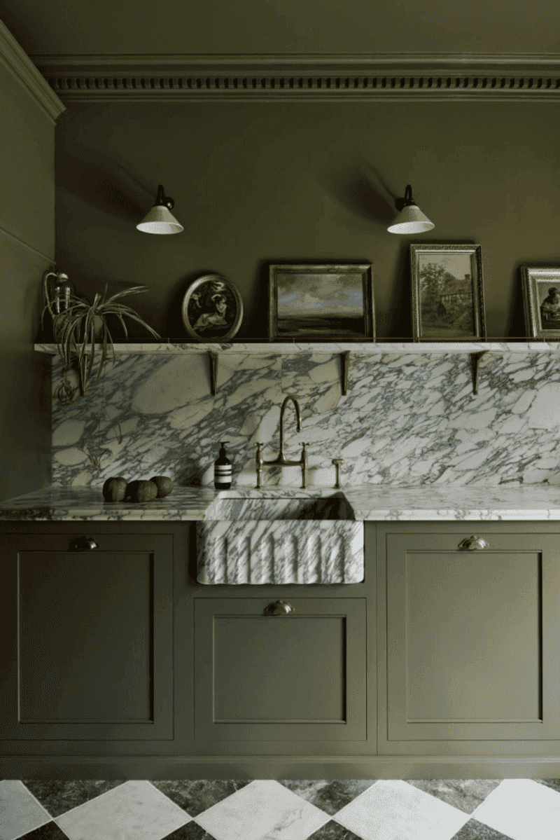 9 Underrated Paint Colors Designers Always Use In Kitchens (And 9 They Say To Stay Away From) - Decor Hint Pale Olive