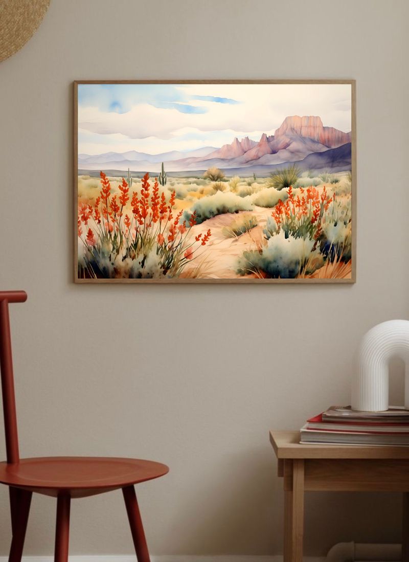 Oversized Desert-Themed Murals