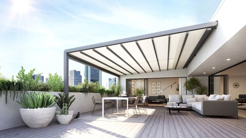 Pocket Pergolas With Retractable Covers