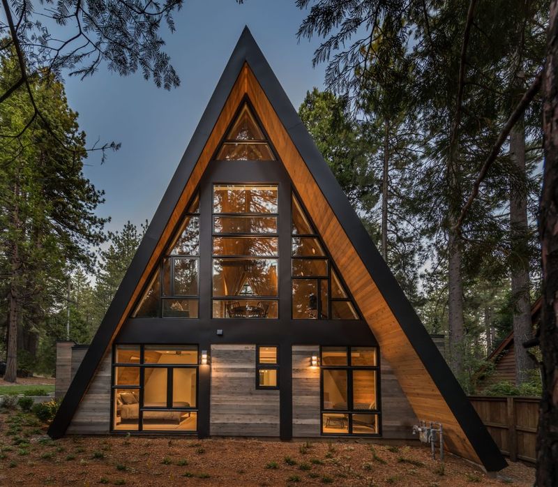 Black Exterior A-Frame
