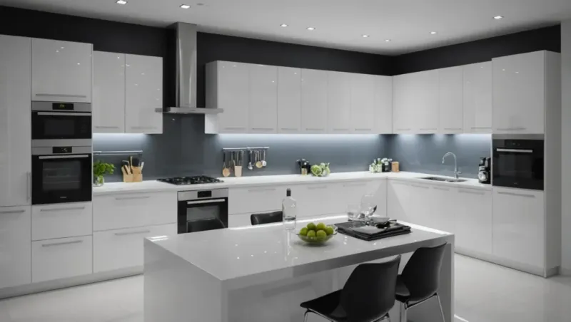 12 Impractical Kitchen Trends Interior Designers Say Won't Last In 2025 (Plus 7 Already Losing Their Momentum) - Decor Hint High-Gloss Cabinet Finishes