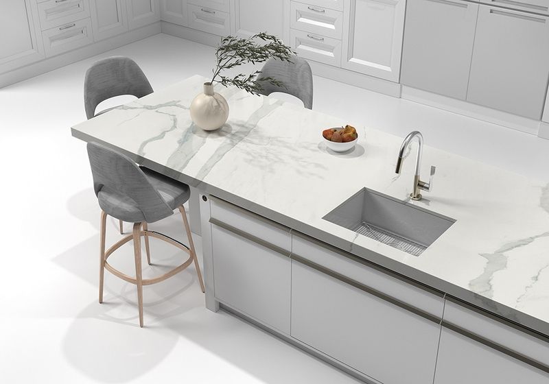 18 Popular Countertop Materials That Are Least Expensive And What To Know About Them - Decor Hint Porcelain Slab