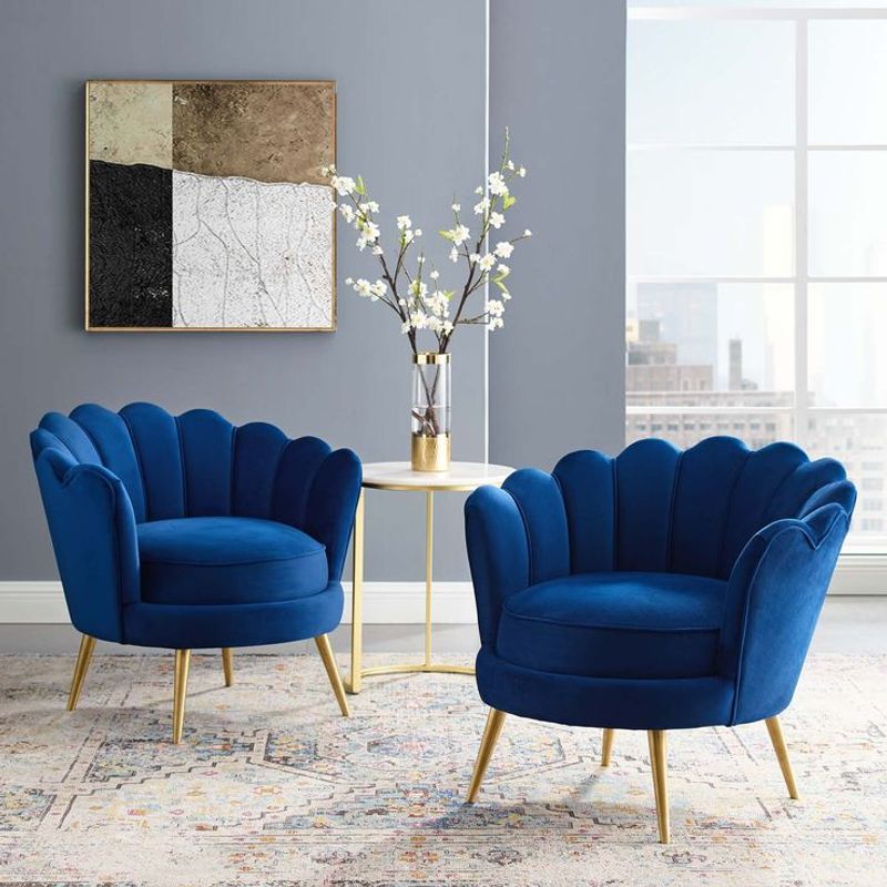 Velvet Accent Chair