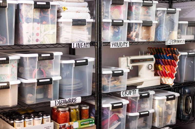 Stop Hoarding 21 Ways To Finally Declutter Your Home - Decor Hint Label Storage Containers