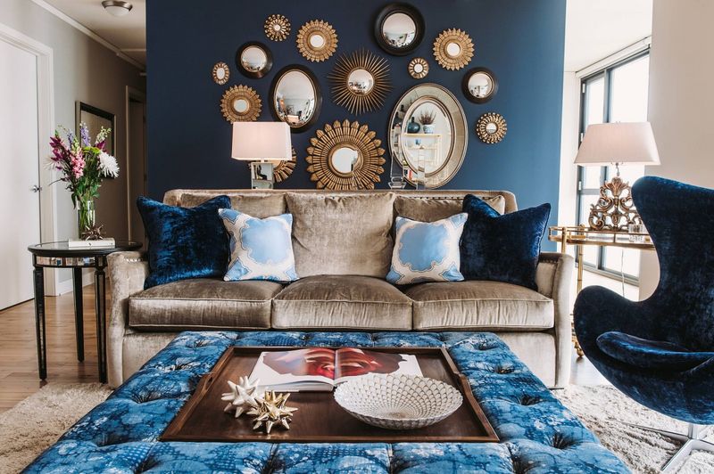 16 Small Living Room Makeover Ideas That Look Expensive (But Aren't) - Decor Hint Introduce Elegant Mirrors