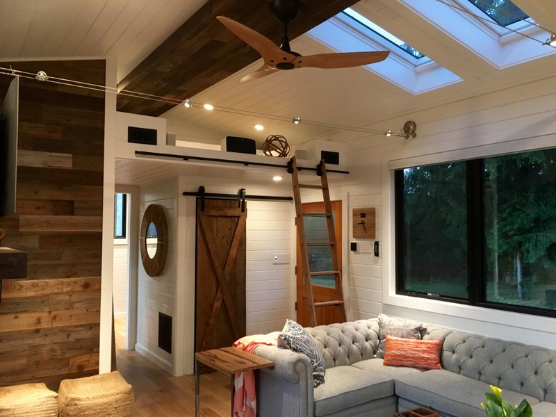 16 Design Tricks From Oregon's Eco-Friendly Tiny Homes - Decor Hint Modular Furniture On Wheels