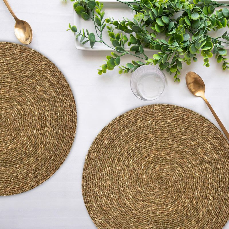 I'm An Interior Designer, And These Are The 13 Summer Decor Pieces I'm Urging Clients To Buy From $7 - Decor Hint Seagrass Placemats That Add Textural Dimension