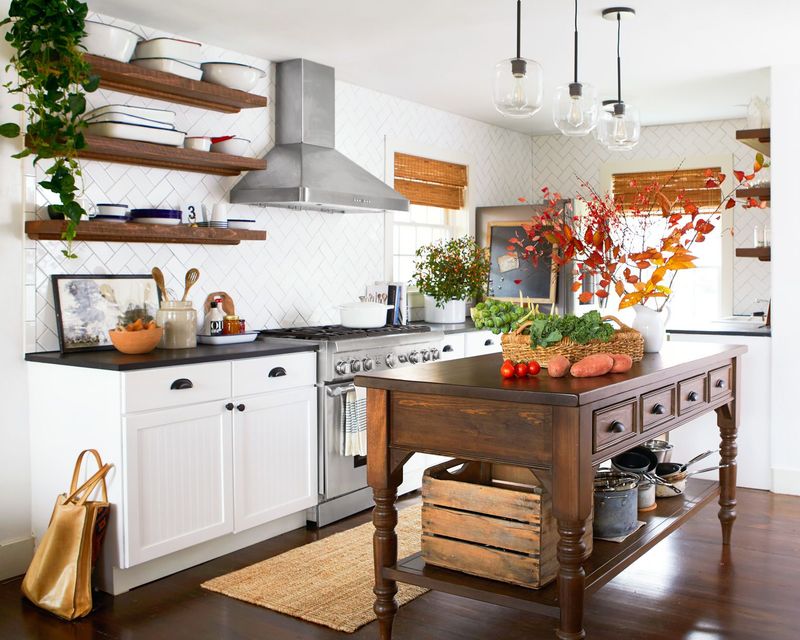 22 Ways To Modernize An Outdated Kitchen Without Totally Replacing It - Decor Hint Add Open Shelving
