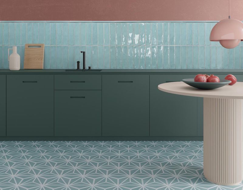 10 Kitchen Flooring Trends That Are Out In 2025 And 4 That Shouldn't Even Cross Your Mind - Decor Hint Bold Geometric Patterns