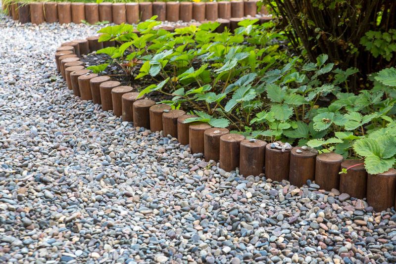 18 DIY Outdoor Decor Ideas That Look Way More Expensive Than They Are - Decor Hint Pebble or Gravel Pathways with Simple Edging