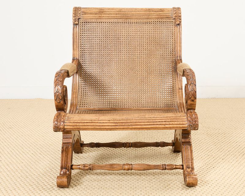 Plantation Rocking Chairs with Caned Seats