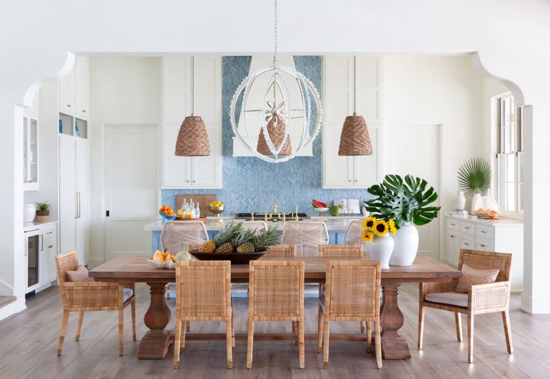 11 Dining Room Updates Keeping Georgia Homes Effortlessly Stylish - Decor Hint Rattan and Natural Textures
