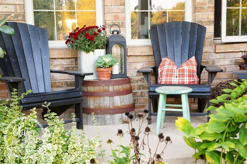 Porch Perfection: 9 Kentucky Looks That Define Southern Curb Appeal - Decor Hint Bourbon Barrel Planters
