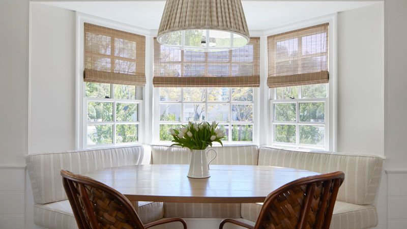 18 Gorgeous Window Treatment Ideas From Joanna Gaines You'll Want To Steal - Decor Hint Woven Wood Shades