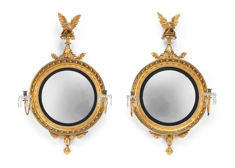 16 Antique Mirrors That Are Worth More Than You Think - Decor Hint Federal Eagle-Crested Mirrors