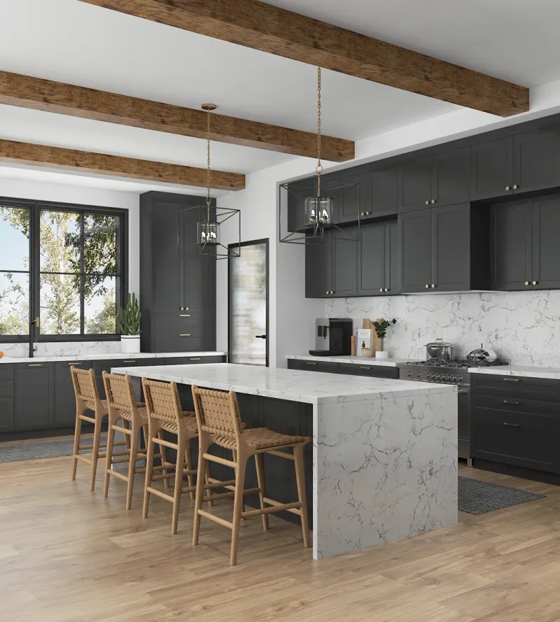 11 Perfect Kitchen Color Combos And 3 That Might Ruin Your Appetite - Decor Hint Charcoal & Soft Wood