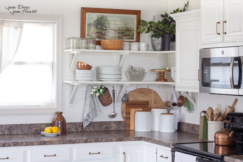 Farmhouse Style Is Over, Discover The Kitchen Looks Leading 2026 - Decor Hint Open Shelving With Artful Displays
