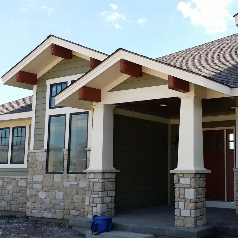 Craftsman-Style Tapered Columns