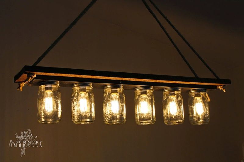 Southern Glow: Lighting Styles Found In Georgia Farmhouses - Decor Hint Mason Jar Pendant Clusters