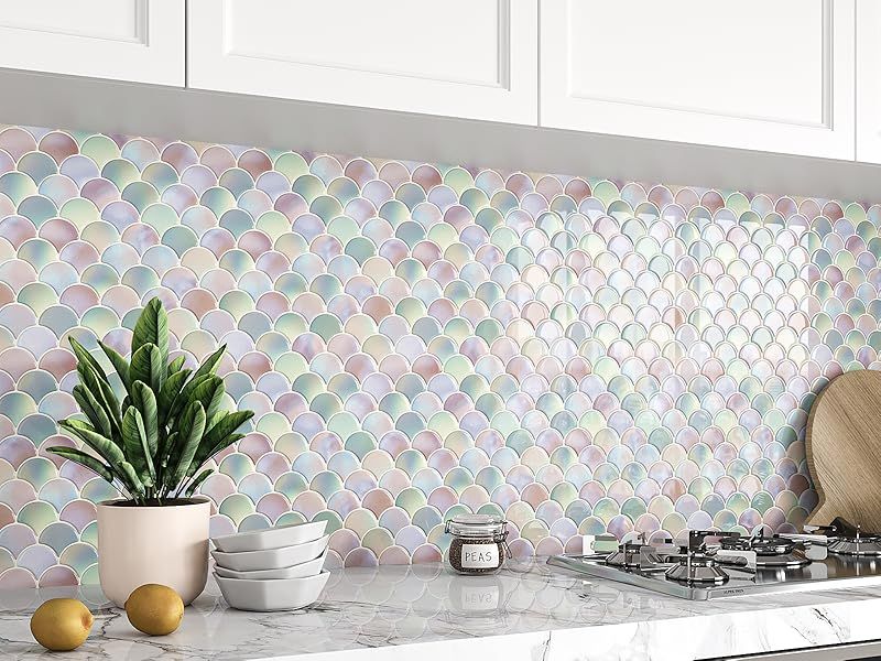17 Small, But Cool Ways To Make Your Kitchen Look Like An After Shot On HGTV - Decor Hint Apply Peel-And-Stick Backsplash