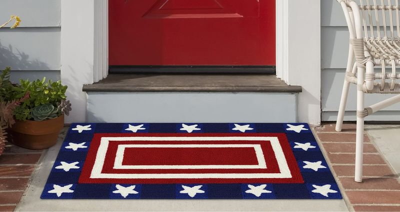 15 Creative Decor Ideas To Transform Your Home For The Fourth Of July - Decor Hint Seasonal Doormats And Entry Decor