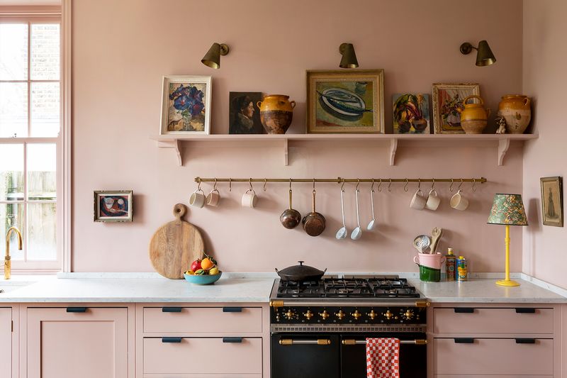 12 Kitchen Colors Designers Say You Should Try In 2025 Instead Of Many Shades Of Green (Plus 6 More Gorgeous Shades) - Decor Hint Dusty Mauve