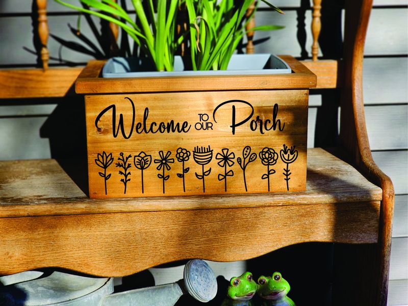 Simple Weekend DIY Ideas Catching On In Illinois - Decor Hint Painted Wooden Planters