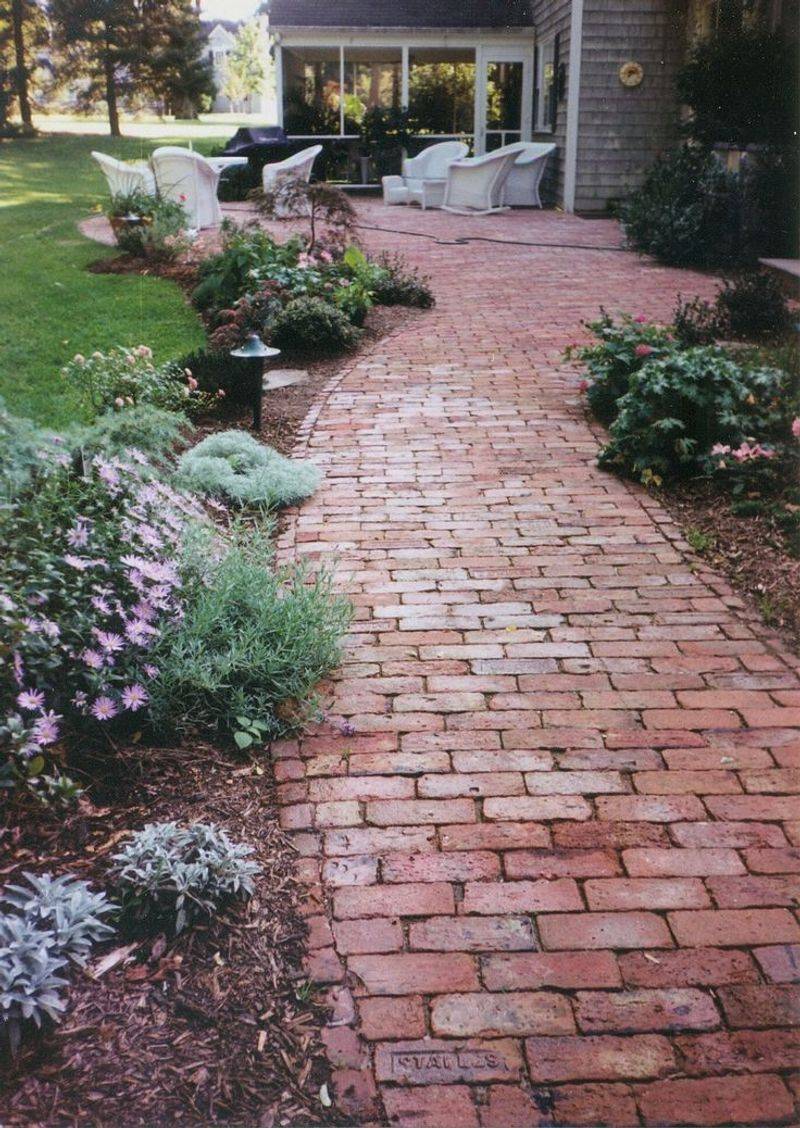 Charming Brick Pathways