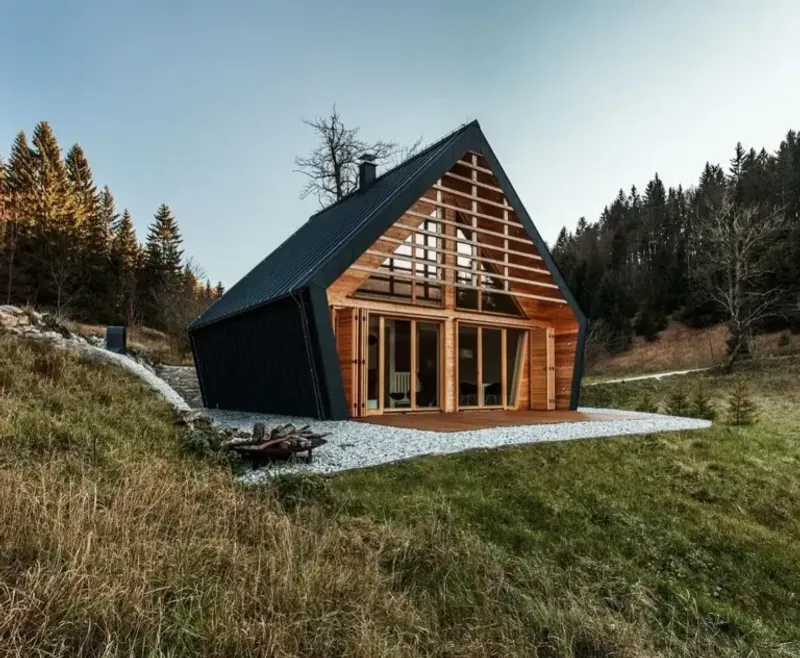 12 Scandinavian-Inspired Exterior Touches From Minnesota Cabins - Decor Hint Simple Gabled Rooflines