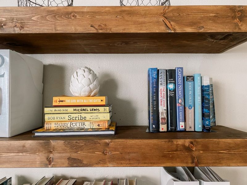 13 Home Styling Tricks That Look Luxe But Cost Almost Nothing - Decor Hint Floating Shelves from Lumber
