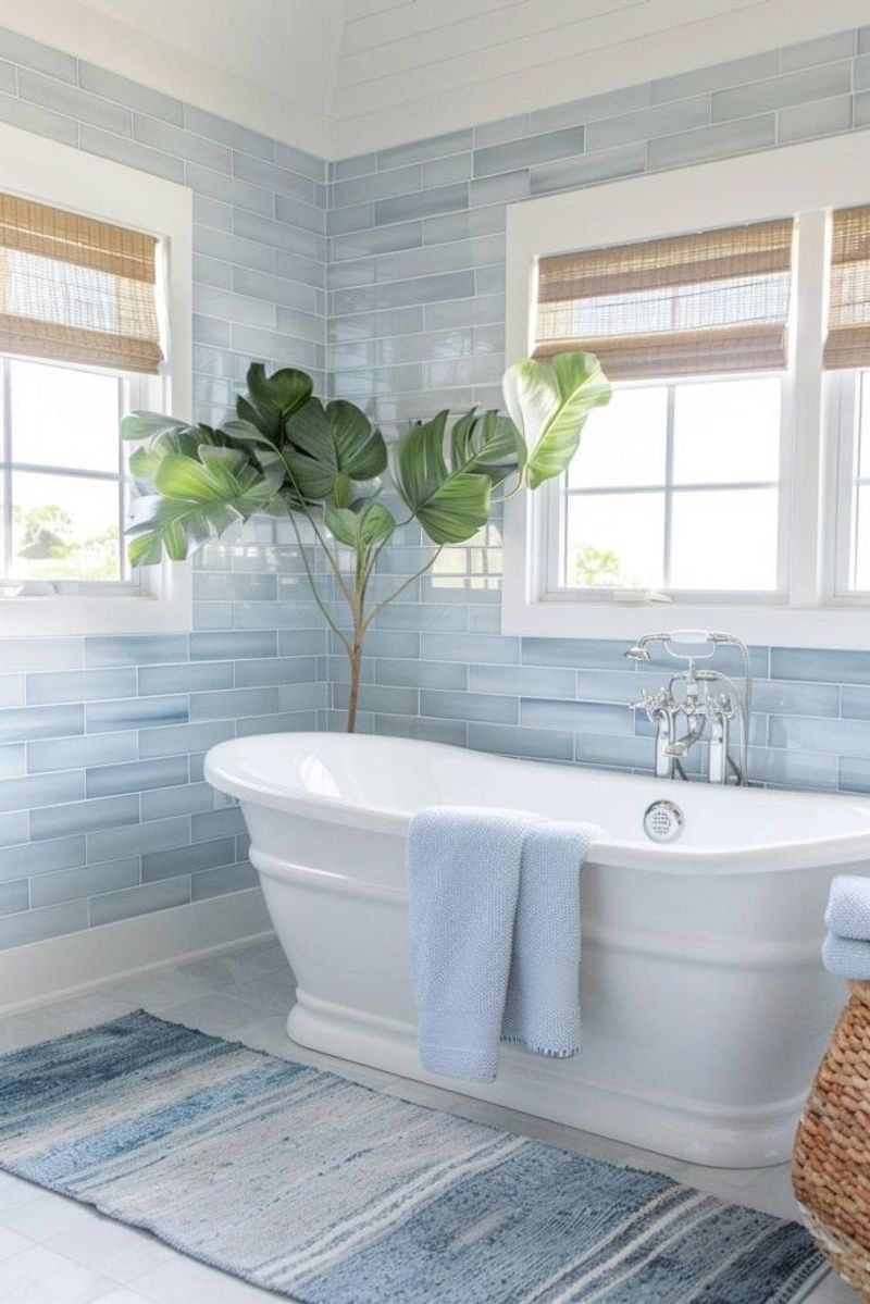 16 Cozy Color Combinations Perfect For Cottage Style Homes - Decor Hint Sky Blue and Sand Beige